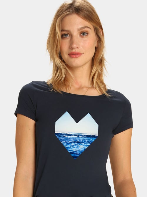 T-shirt Femme - OCEAN HEART - Kiabi