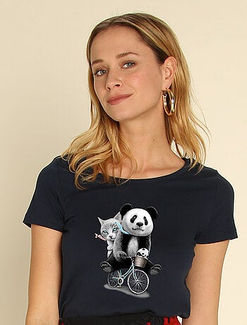 T-shirt Femme - PANDA BICYCLE