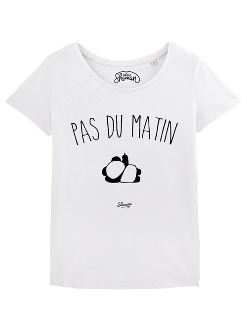T-shirt Femme - PAS DU MATIN - Kiabi