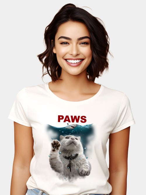 T-shirt Femme - PAWS - Kiabi