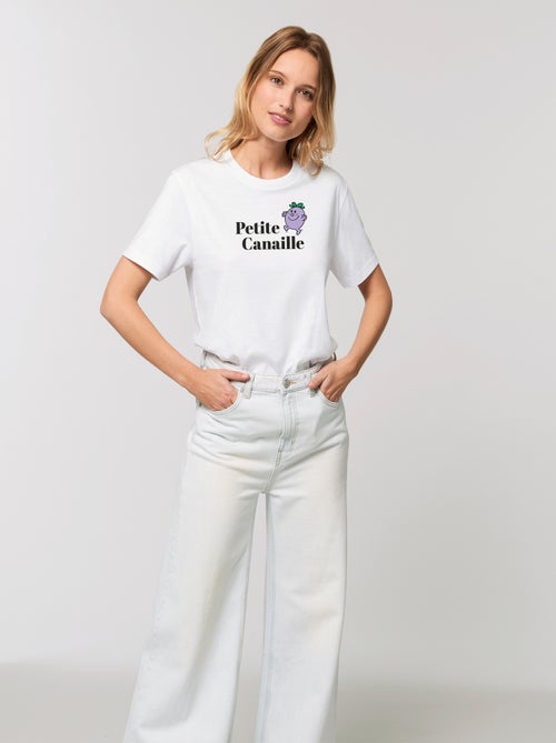 T-shirt Femme - PETITE CANAILLE FACE - Kiabi