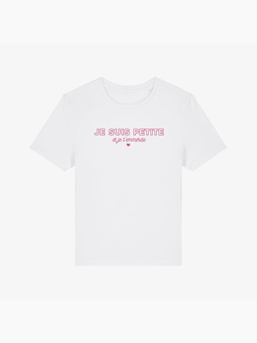 T-shirt Femme - PETITE ET JE T'EMMERDE - Kiabi