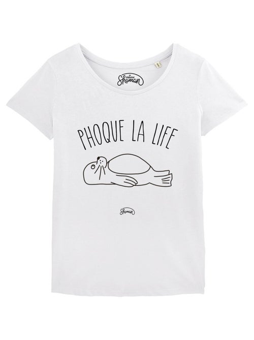 T-shirt Femme - PHOQUE LA LIFE - Kiabi