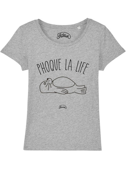 T-shirt Femme - PHOQUE LA LIFE - Kiabi