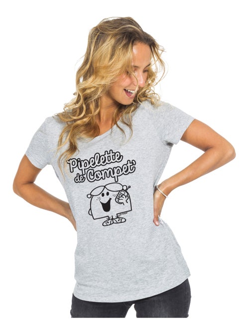 T-shirt Femme - PIPELETTE DE COMPET' - Kiabi