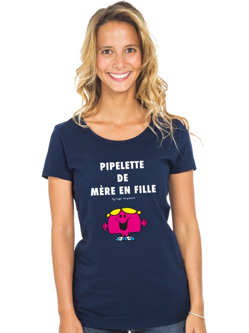 T-shirt Femme - PIPELETTE DE MÈRE EN FILLE 2 - Kiabi