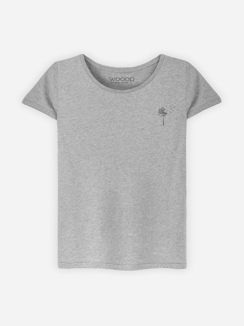 T-shirt Femme - PISSENLIT Gris chiné - Kiabi