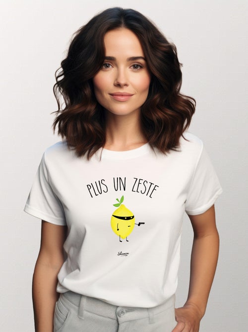 T-shirt Femme - PLUS UN ZESTE - Kiabi