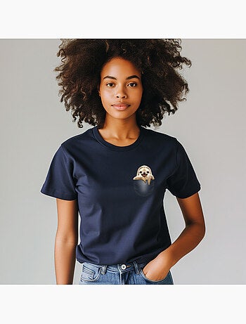 T-shirt Femme - POCKET SLOTH
