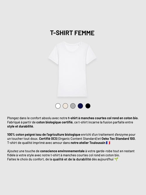 T-shirt Femme - POCKET SLOTH - Kiabi