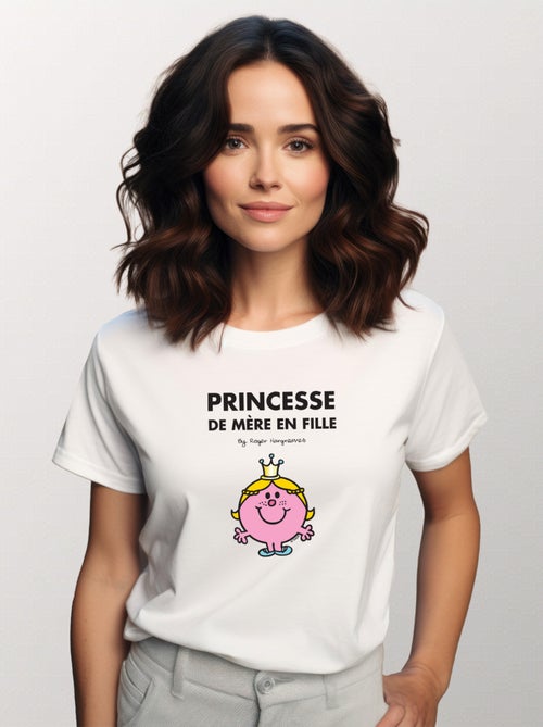 T-shirt Femme - PRINCESSE DE MÈRE EN FILLE - Kiabi