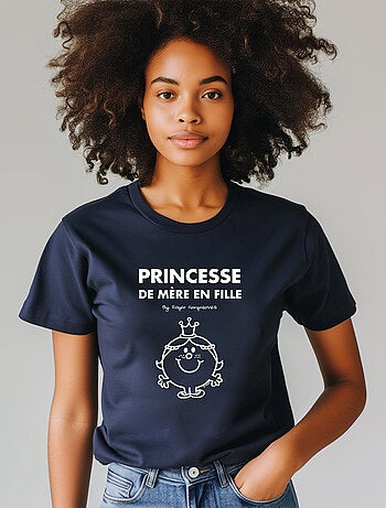 T-shirt Femme - PRINCESSE DE MÈRE EN FILLE