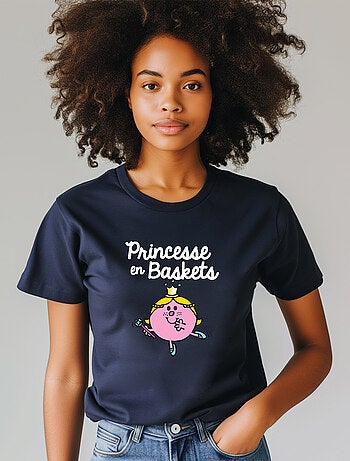T-shirt Femme - PRINCESSE EN BASKET