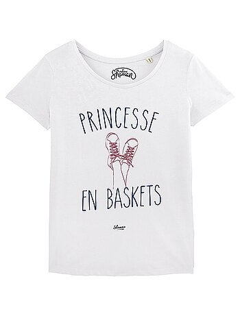 T-shirt Femme - PRINCESSE EN BASKETS