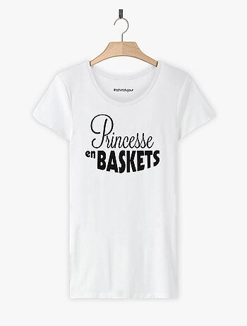 T-shirt Femme - PRINCESSE EN BASKETS