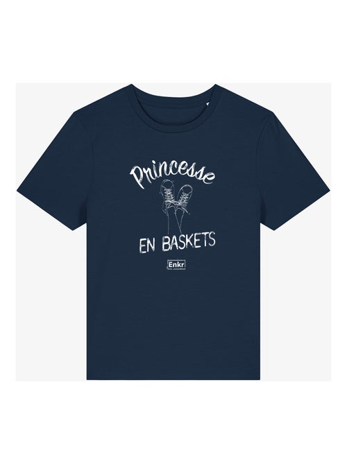 T-shirt Femme - PRINCESSE EN BASKETS - Kiabi