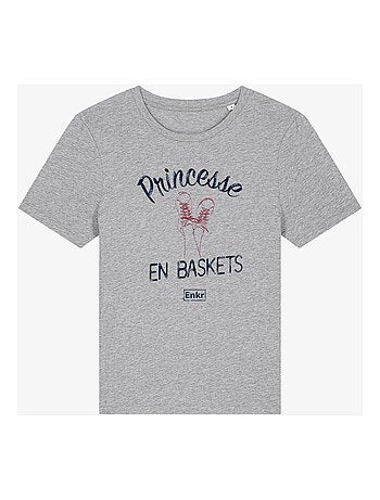 T-shirt Femme - PRINCESSE EN BASKETS