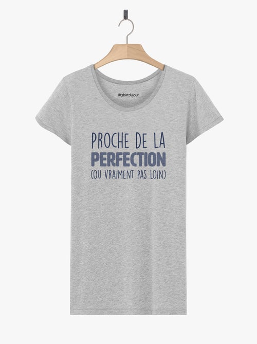 T-shirt Femme - PROCHE DE LA PERFECTION - Kiabi