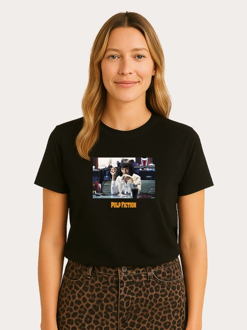 T-shirt Femme - PULP FICTION MIA WALLACE - Kiabi