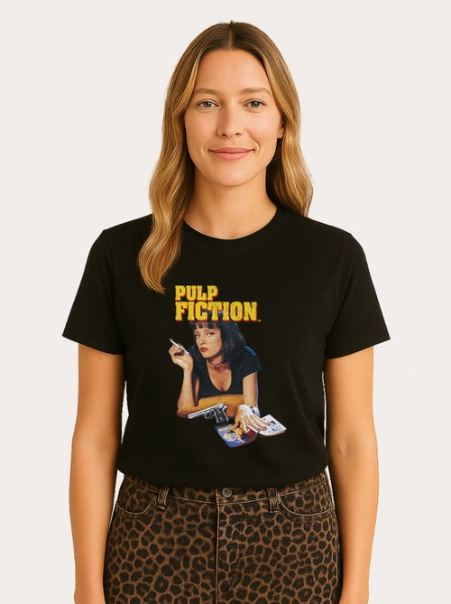 T-shirt Femme - PULP FICTION VINTAGE MIA WALLACE - Kiabi