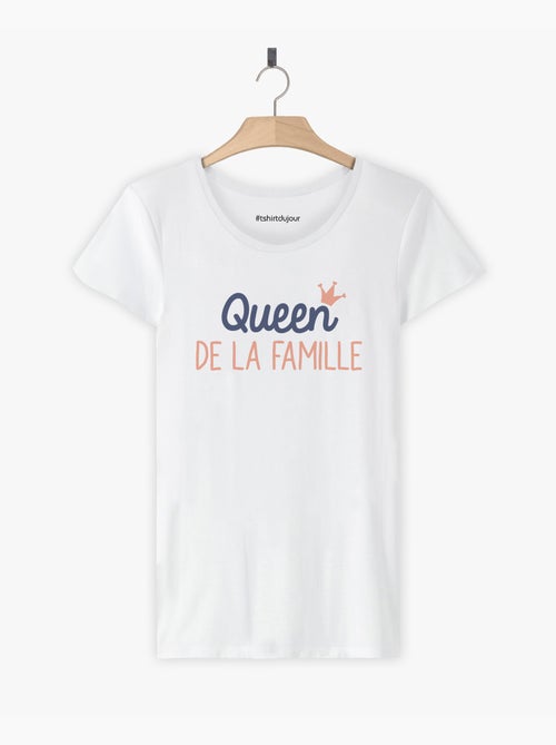 T-shirt Femme - QUEEN DE LA FAMILLE - Kiabi