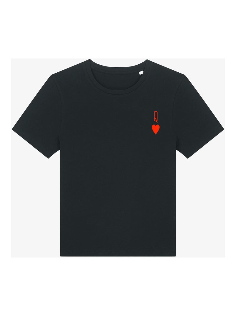 T-shirt Femme - QUEEN Noir - Kiabi