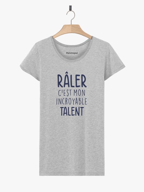 T-shirt Femme - RALER C'EST MON INCROYABLE TALENT - Kiabi