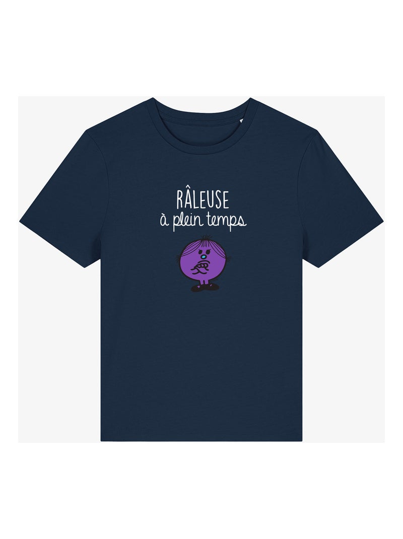 T-shirt Femme - RÂLEUSE À PLEIN TEMPS Bleu marine - Kiabi