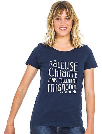 T-shirt femme - râleuse, chiante, mais tellement mignonne