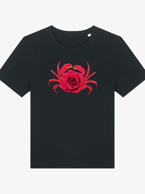 T-shirt Femme - ROSE CRABE - Kiabi