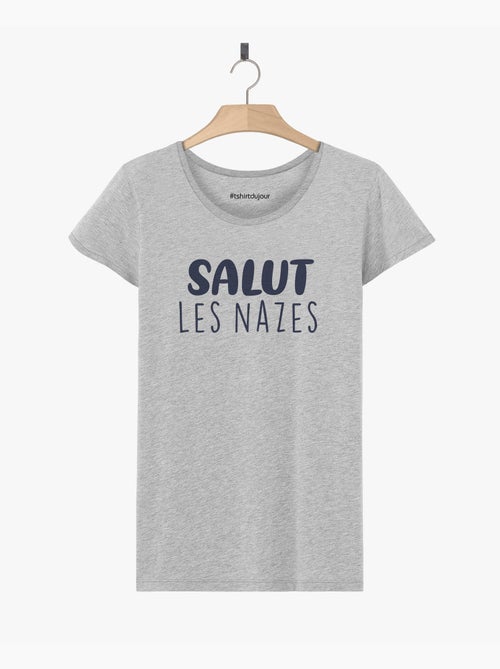 T-shirt Femme - SALUT LES NAZES - Kiabi