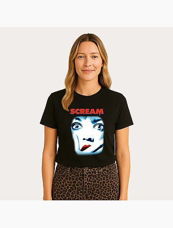 T-shirt Femme - SCREAM OFFICIAL MOVIE POSTER