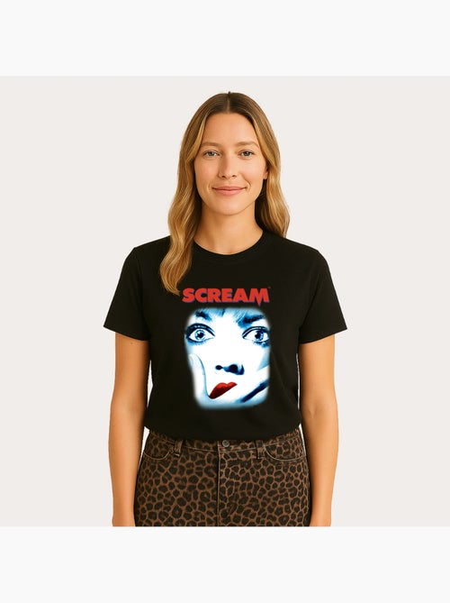 T-shirt Femme - SCREAM OFFICIAL MOVIE POSTER - Kiabi