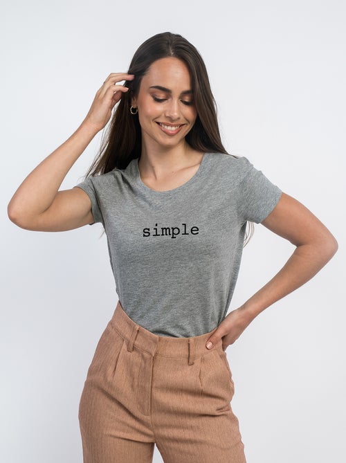 T-shirt Femme - SIMPLE - Kiabi