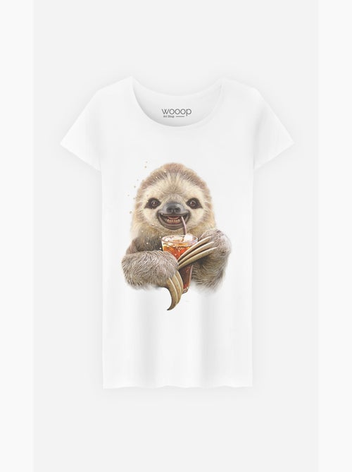 T-shirt Femme - SLOTH AND DRINK - Kiabi