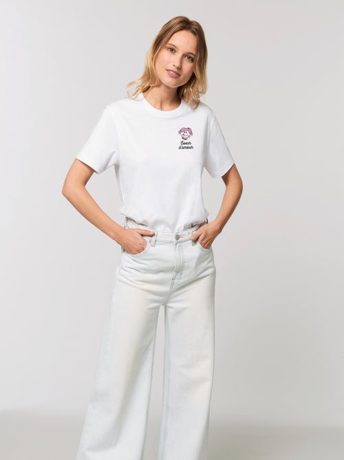T-shirt Femme - SOEUR D AMOUR COEUR - Kiabi