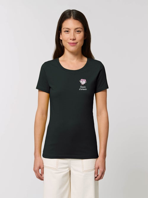 T-shirt Femme - SOEUR D AMOUR COEUR - Kiabi