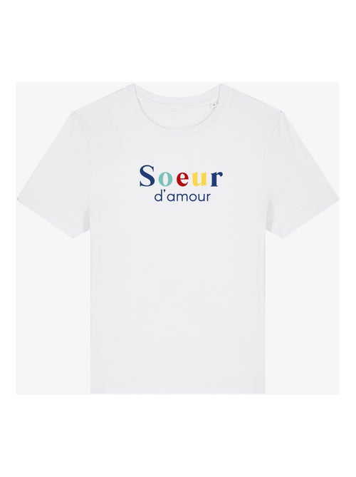 T-shirt Femme - SŒUR D'AMOUR - Kiabi