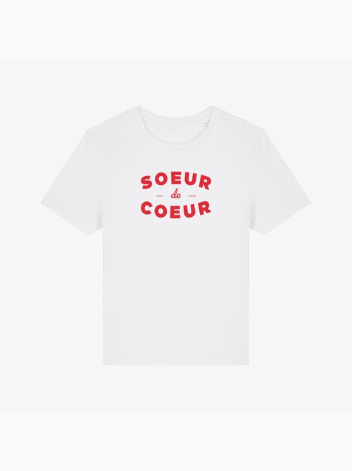 T-shirt Femme - SOEUR DE COEUR - Kiabi