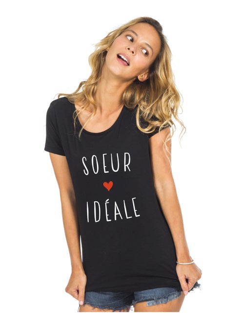 T-shirt Femme - SŒUR IDEALE - Kiabi