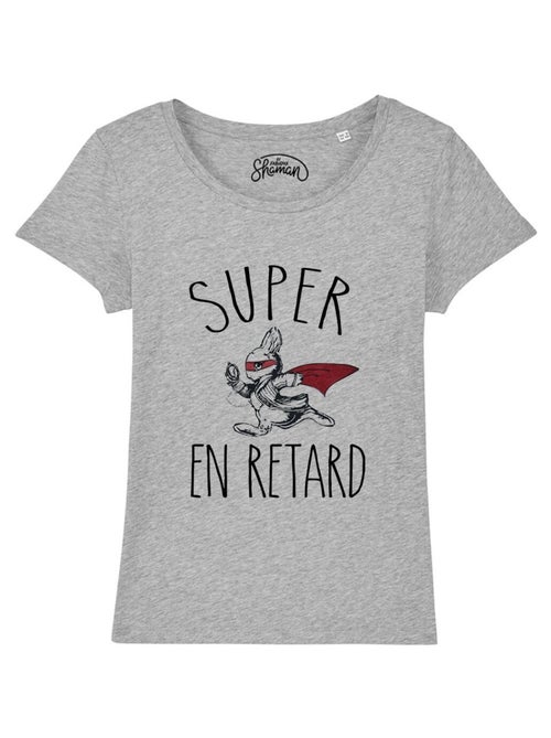 T-shirt Femme - SUPER EN RETARD - Kiabi