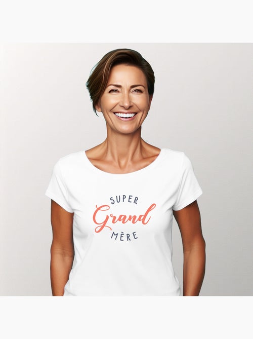 T-shirt Femme - SUPER GRAND MÈRE - Kiabi