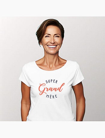 T-shirt Femme - SUPER GRAND MÈRE