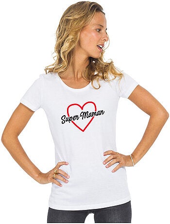 T-shirt Femme - SUPER MAMAN 2 WAF