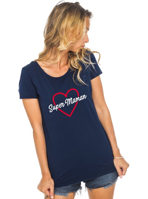 T-shirt Femme - SUPER MAMAN 2 WAF - Kiabi