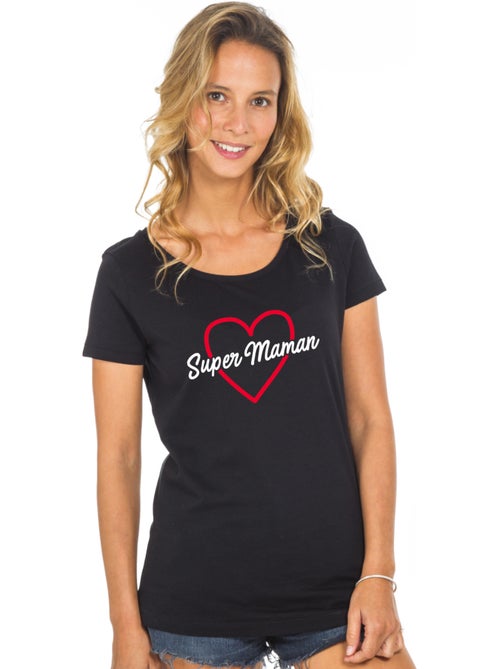 T-shirt Femme - SUPER MAMAN 2 WAF - Kiabi