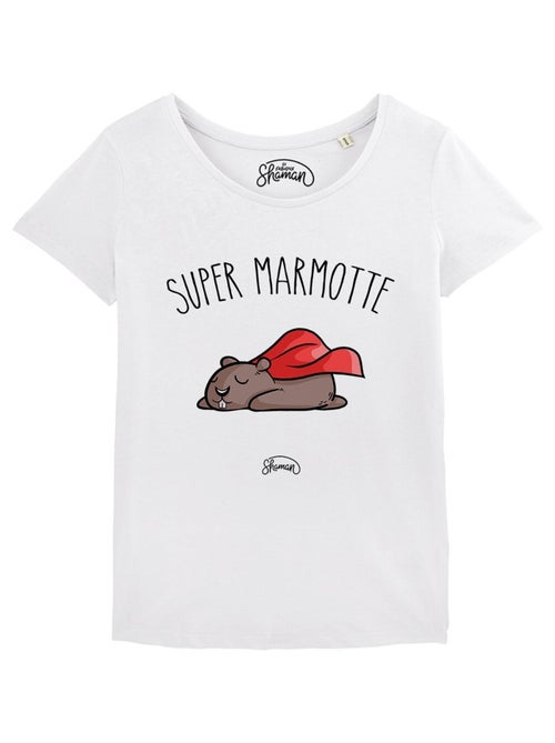 T-shirt Femme - SUPER MARMOTTE - Kiabi