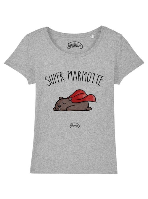 T-shirt Femme - SUPER MARMOTTE - Kiabi