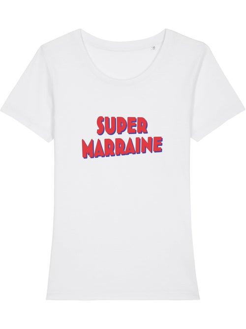 T-shirt Femme - SUPER MARRAINE 4 - Kiabi