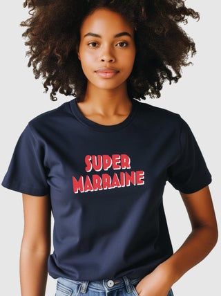 T-shirt Femme - SUPER MARRAINE 4